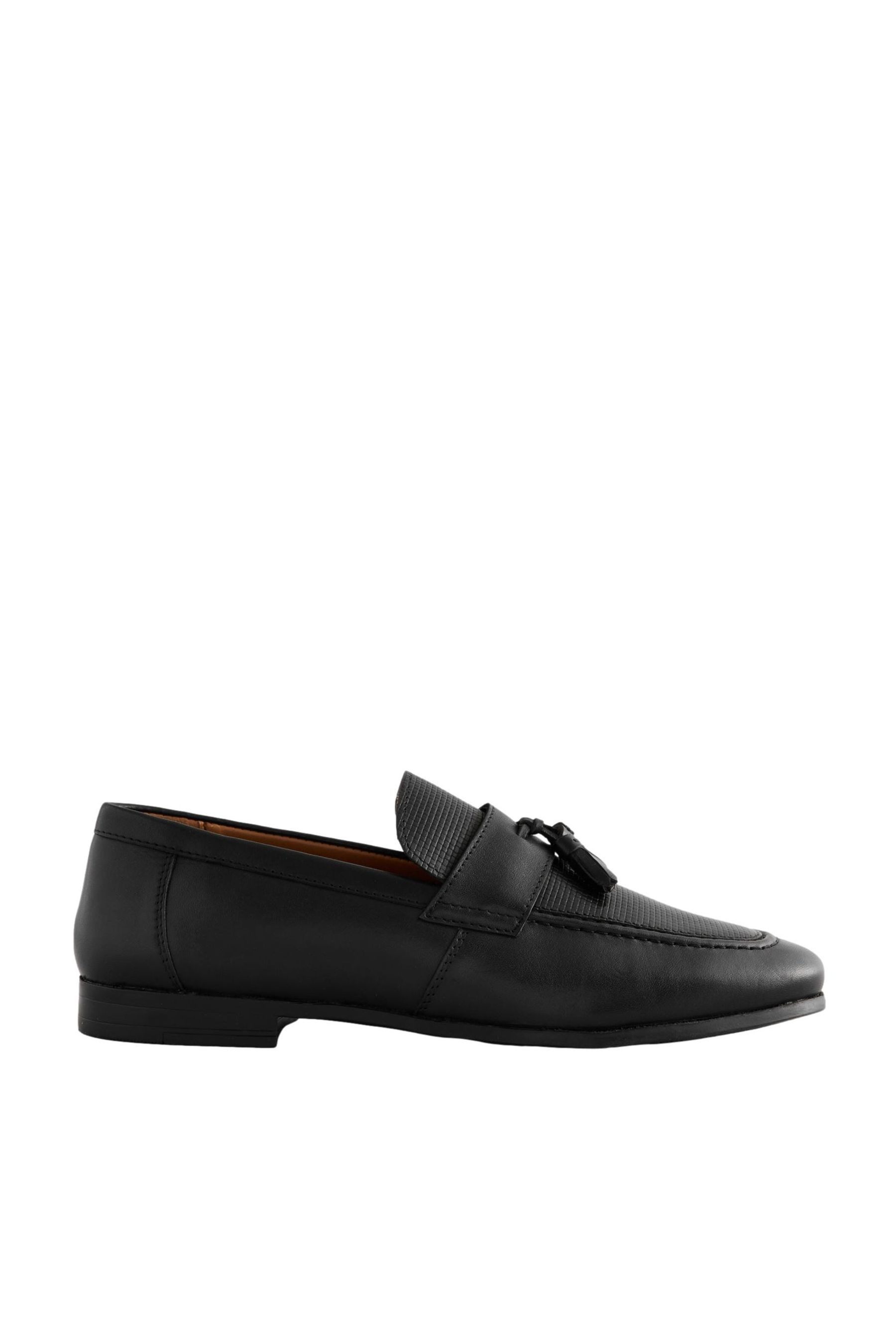 Next Loafer aus Leder mit Prägung und Quaste Loafer (1-tlg)
