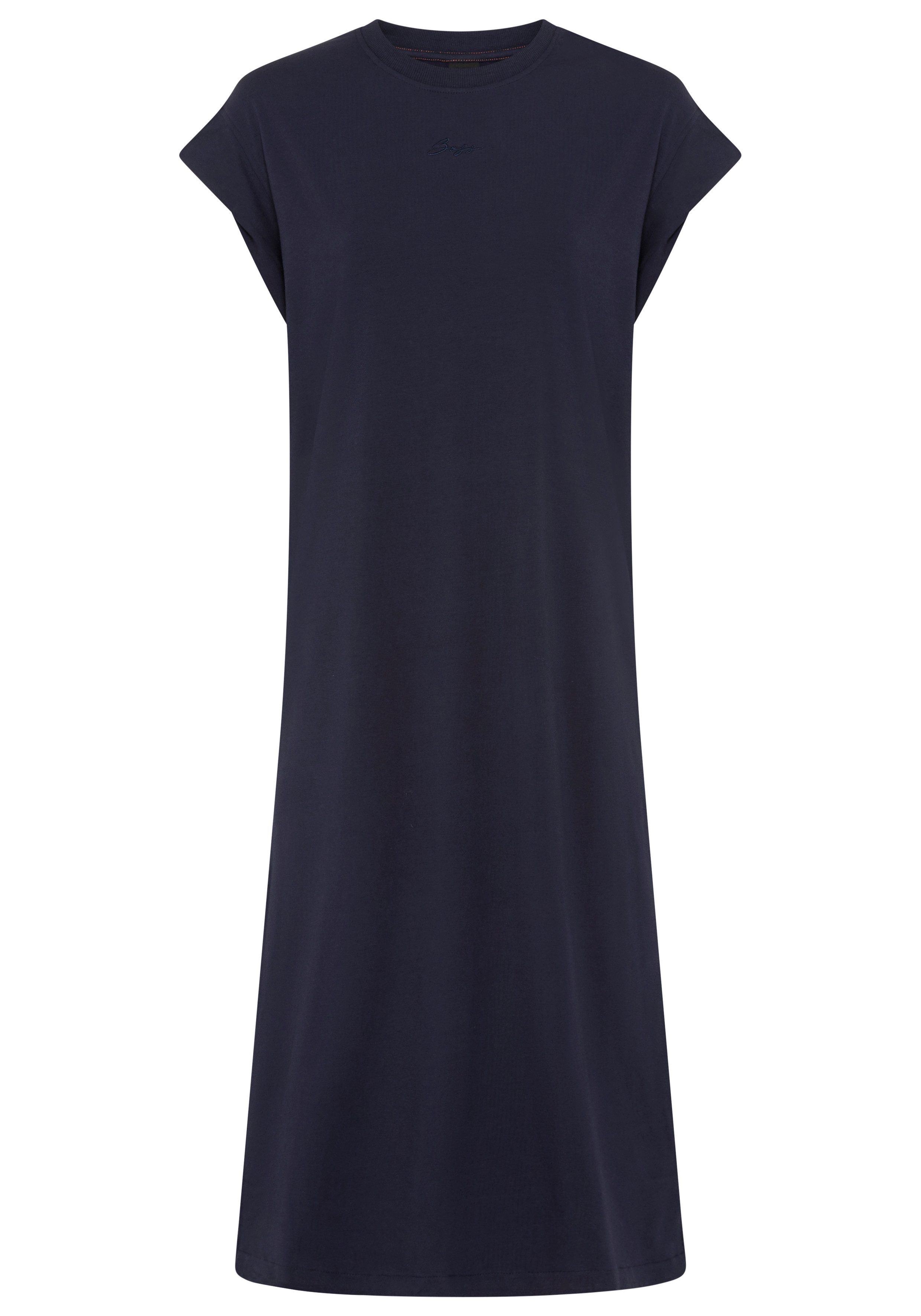 BOSS ORANGE Jerseykleid Edress Premium Damenmode mit Schlitzen, Logoschriftzug