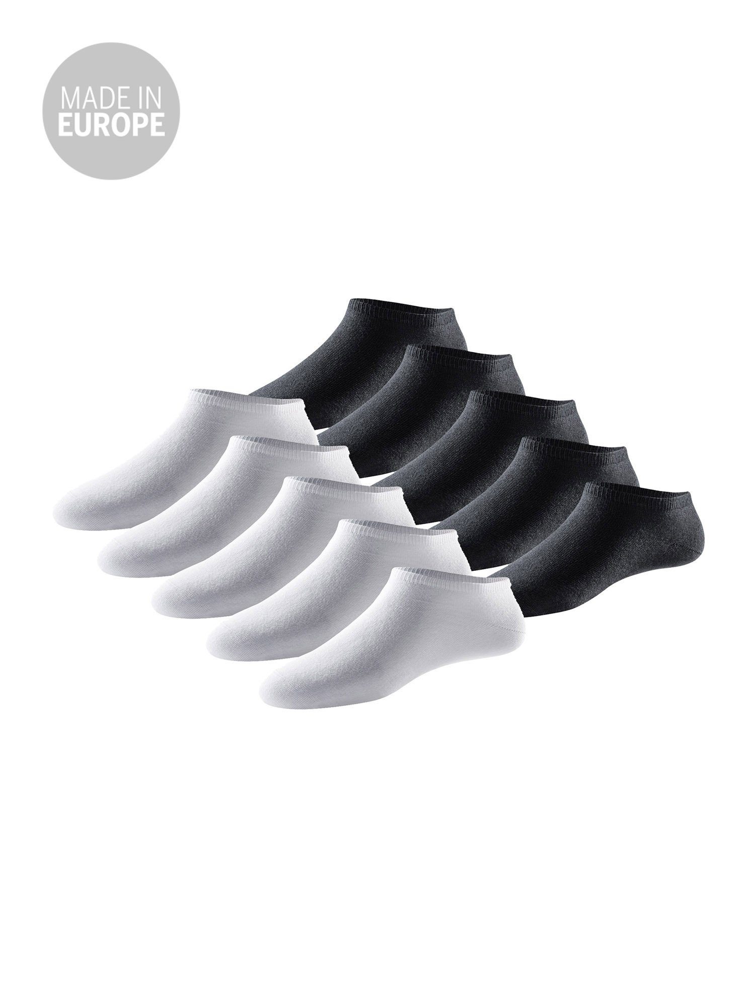 Schiesser Sneakersocken Bluebird (10-Paar)