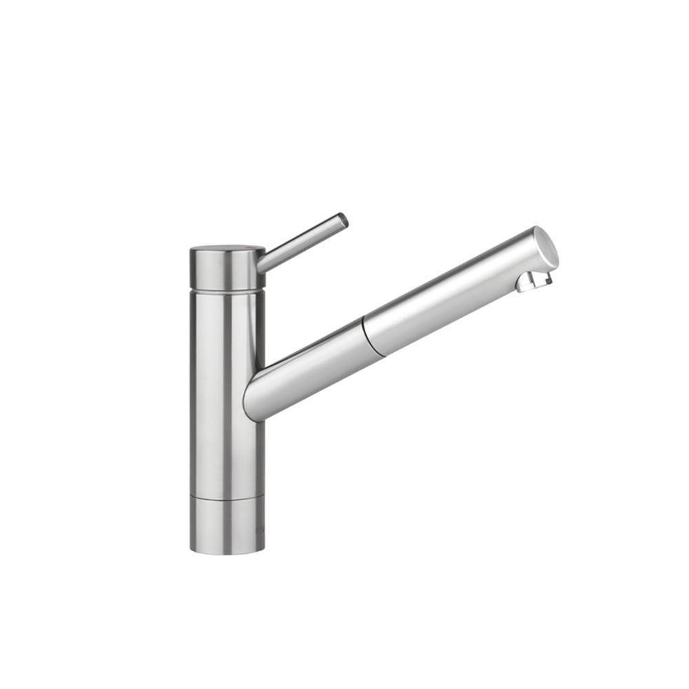 KWC Küchenarmatur Naber Inox 4 mit ausziehbarem Auslauf Edelstahl Hochdruck