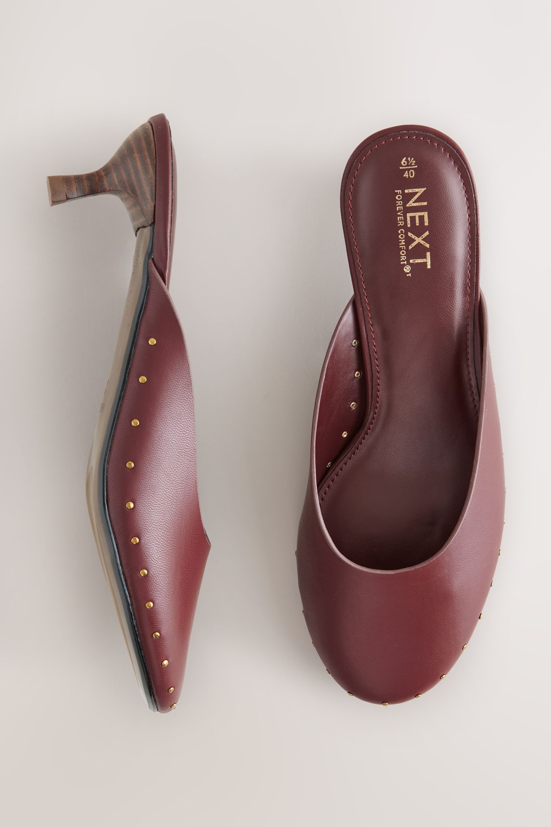 Next Forever Comfort® Pantoletten mit Nietenbesatz Pantolette (1-tlg)