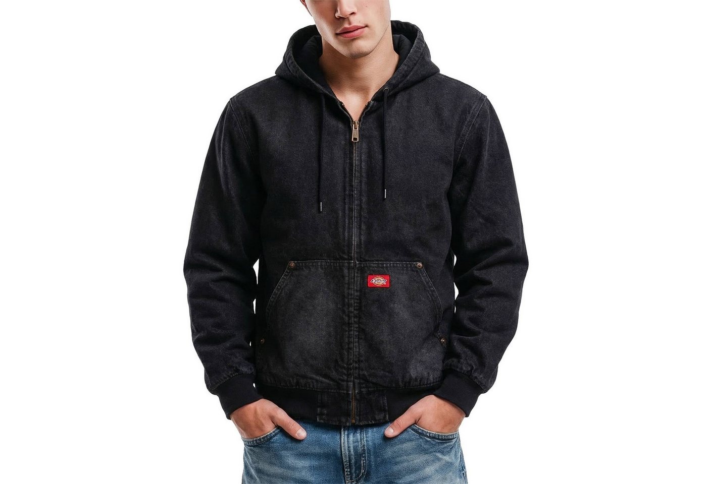 Dickies Jeansjacke Jacke Dickies Hilham Denim Hood Bomber