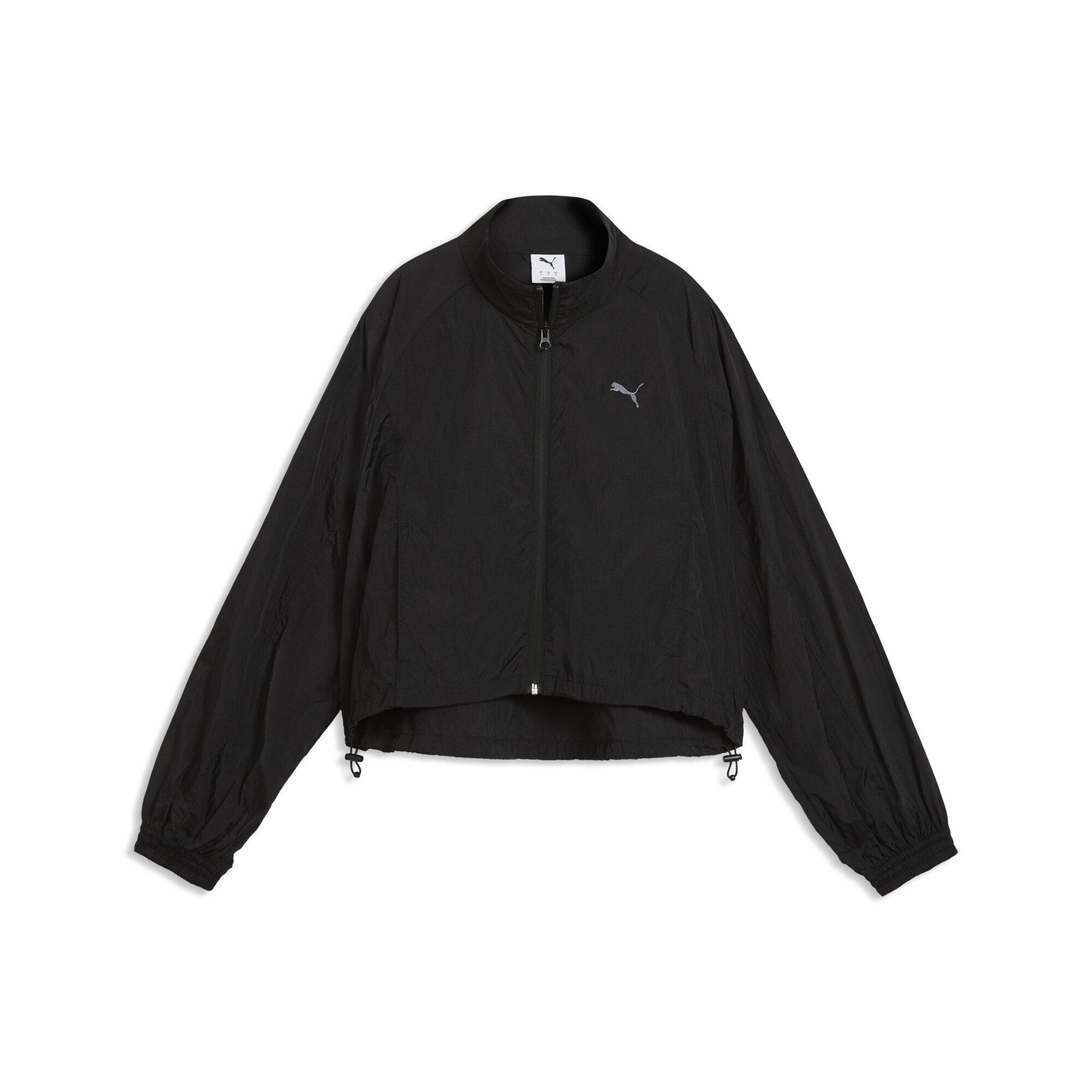 PUMA Trainingsjacke HER Relaxed Gewebte Reißverschluss-Jacke Damen