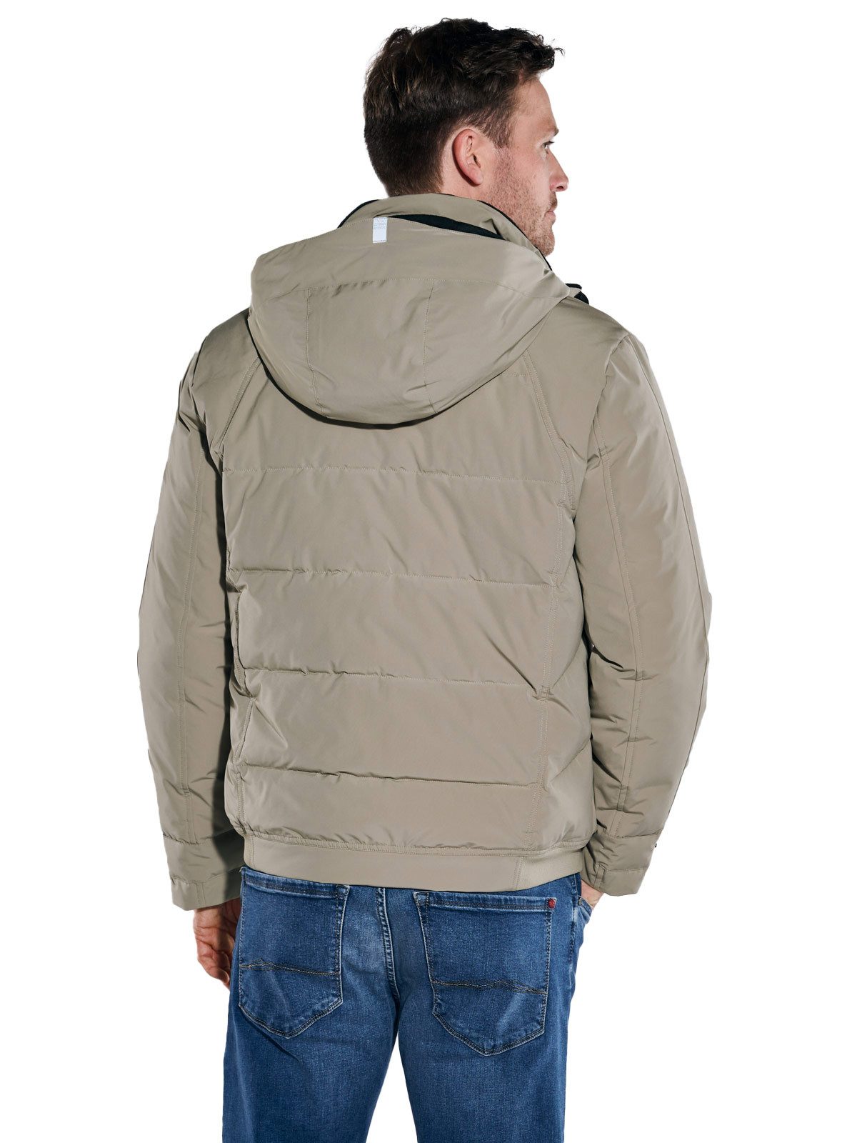 Engbers Kurzjacke engbers Herren Steppjacke mit abnehmbarer Kapuze, Braunbe günstig online kaufen