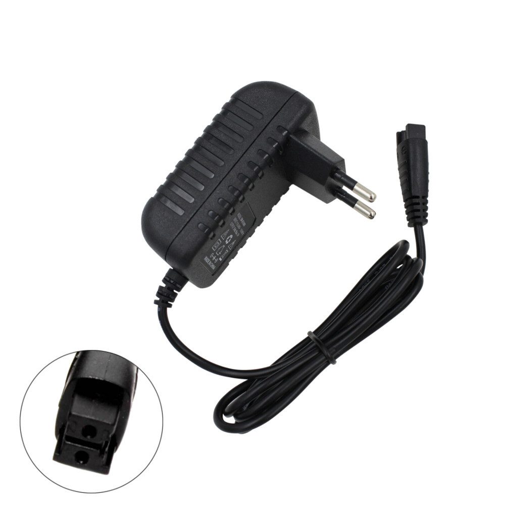 Trade-Shop Ladegerät passend für Panasonic ES-LT81 ES-LV50 ES-LV61 ES-LV65 Netzteil (Ladekabel / Netzstecker / Ersatznetzteil mit EURO-Stecker)