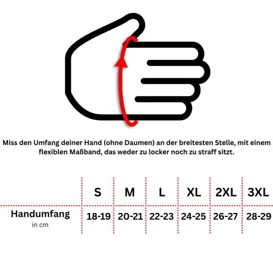 MDM Motorradhandschuhe Retro Motorradhandschuhe Leder mit Knöchelschutz, Touchfunktion Perforierte Ledereinsätze für bessere Luftzirkulation – Bild 4 von 4