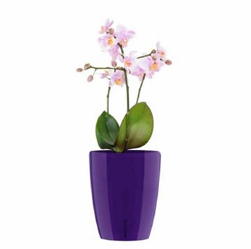 Santino Blumentopf ORCHIDEA TWIN Orchideentopf Pflanztopf div. Farben + Größen (3er Set), selbstbewässernd, UV-und witterungsbeständig, nachhaltig