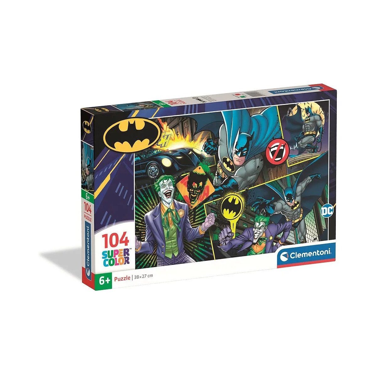 Batman Lernspielzeug Batman VS Joker 104-teiliges Clementoni Puzzle