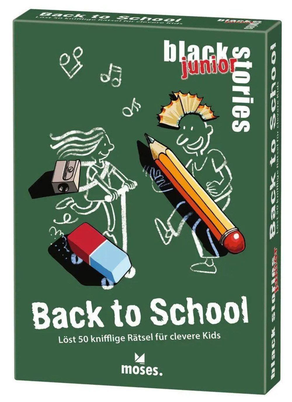 Moses. Verlag Spiel black stories junior Back to School