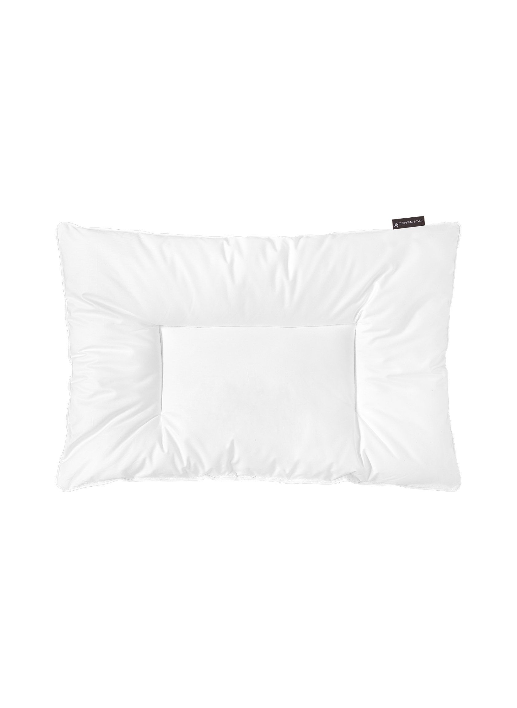 Centa-Star Microfaserkissen Kinder-Flachkissen Junior, Füllung: 100% Polyester (TREVIRA-Superloft Plus Endloshohlfaser), Bezug: 100% Baumwolle
