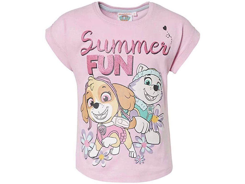 PAW PATROL T-Shirt PAW PATROL Mädchen T-Shirt