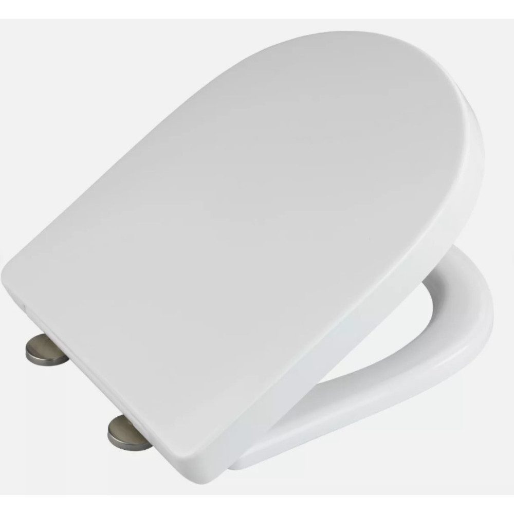 WENKO WC-Sitz Toilettendeckel Absenkautomatik Exclusive Nr 3 (Spar-Set, 1-St., Toilettendeckel), Absenkautomatik, zur Reinigung abnehmbar