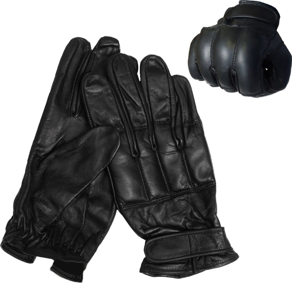 Handschuhe Mil-Tec Lederhandschuhe Quarzsand Defender Security