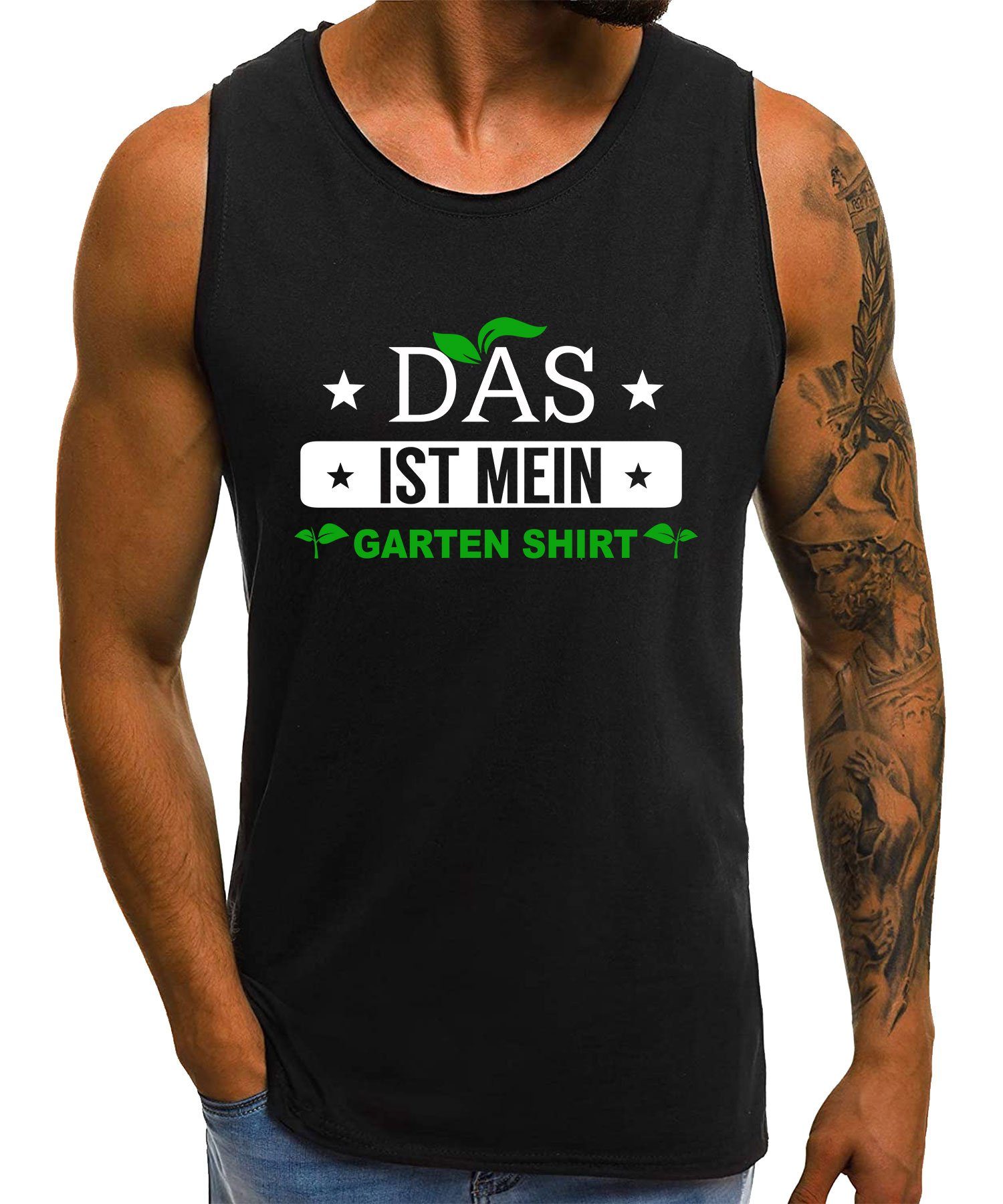 Tank-Top Gärtner Hobbygärtner - Herren Garten Pflanze Shirt Mein (1-St) Achselhemd Quattro Formatee