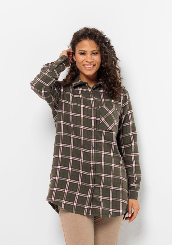 Jack Wolfskin Flanellbluse MORGENLUFT SHIRT W