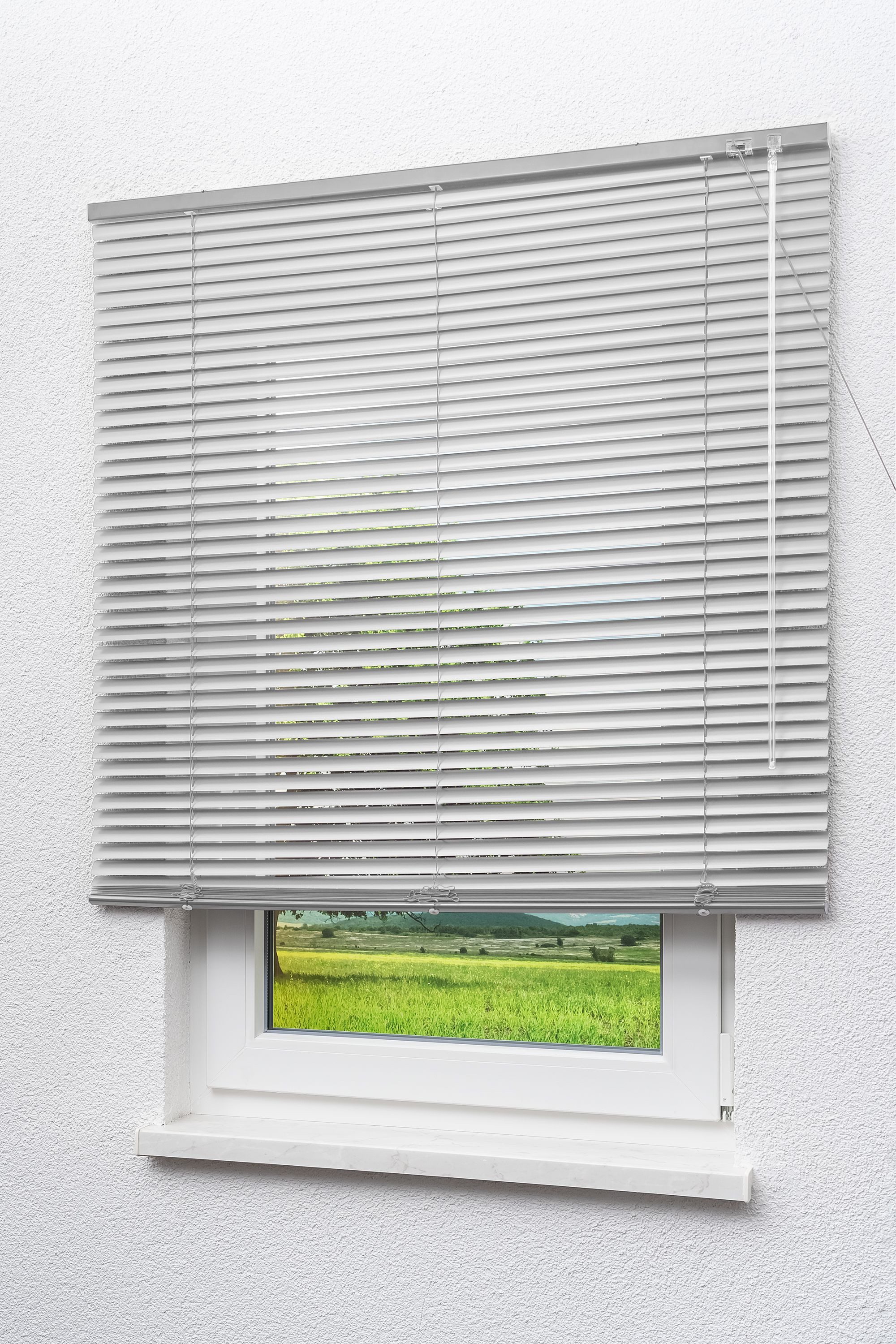 LYSEL® Jalousie Alu 25mm Silber, HxB günstig online kaufen