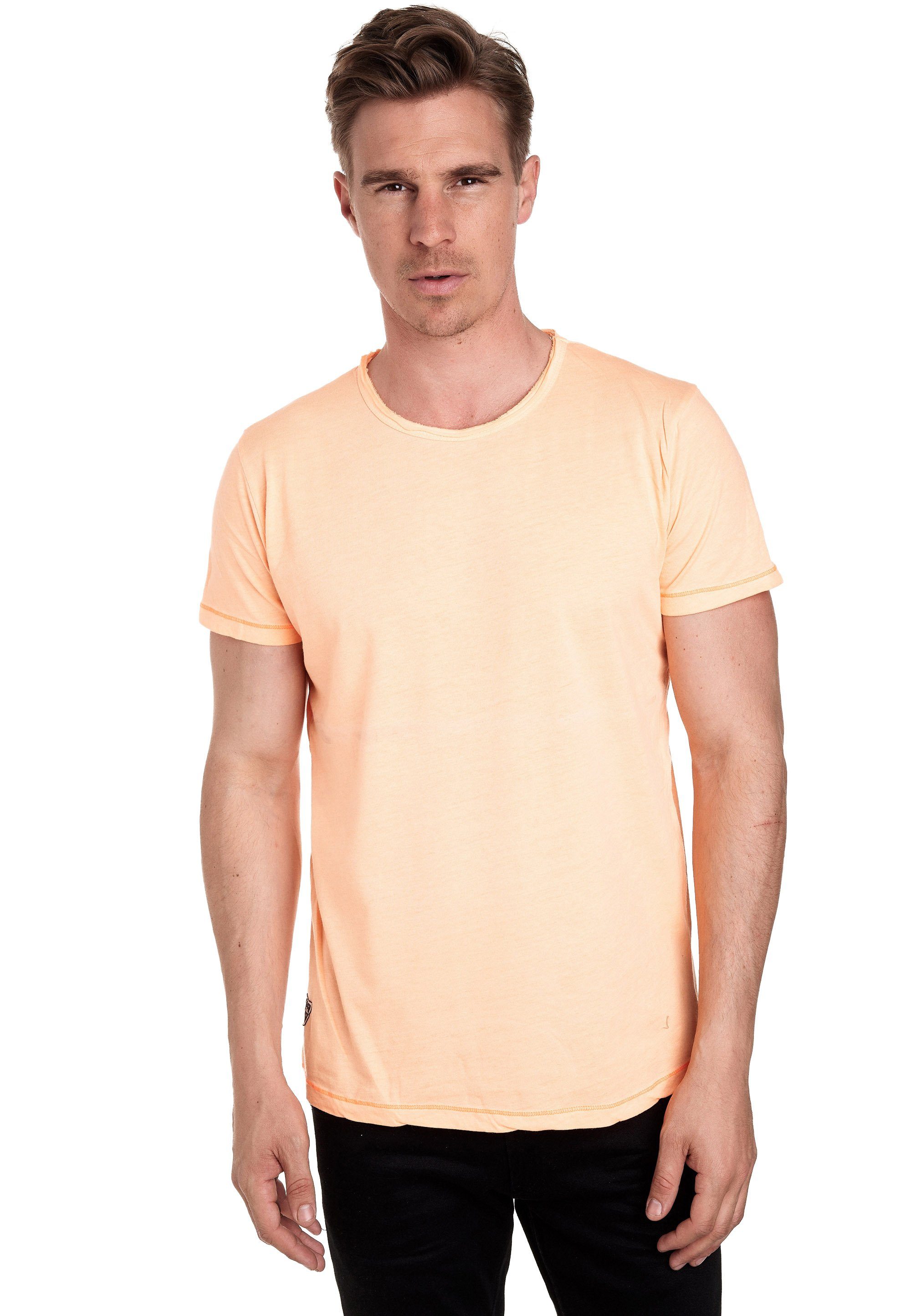 Rusty Neal T-Shirt in angesagter Vintage-Optik orange | T-Shirts