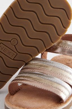 Next Sandalen mit Lederstreifen – weite Passform Sandale (1-tlg)