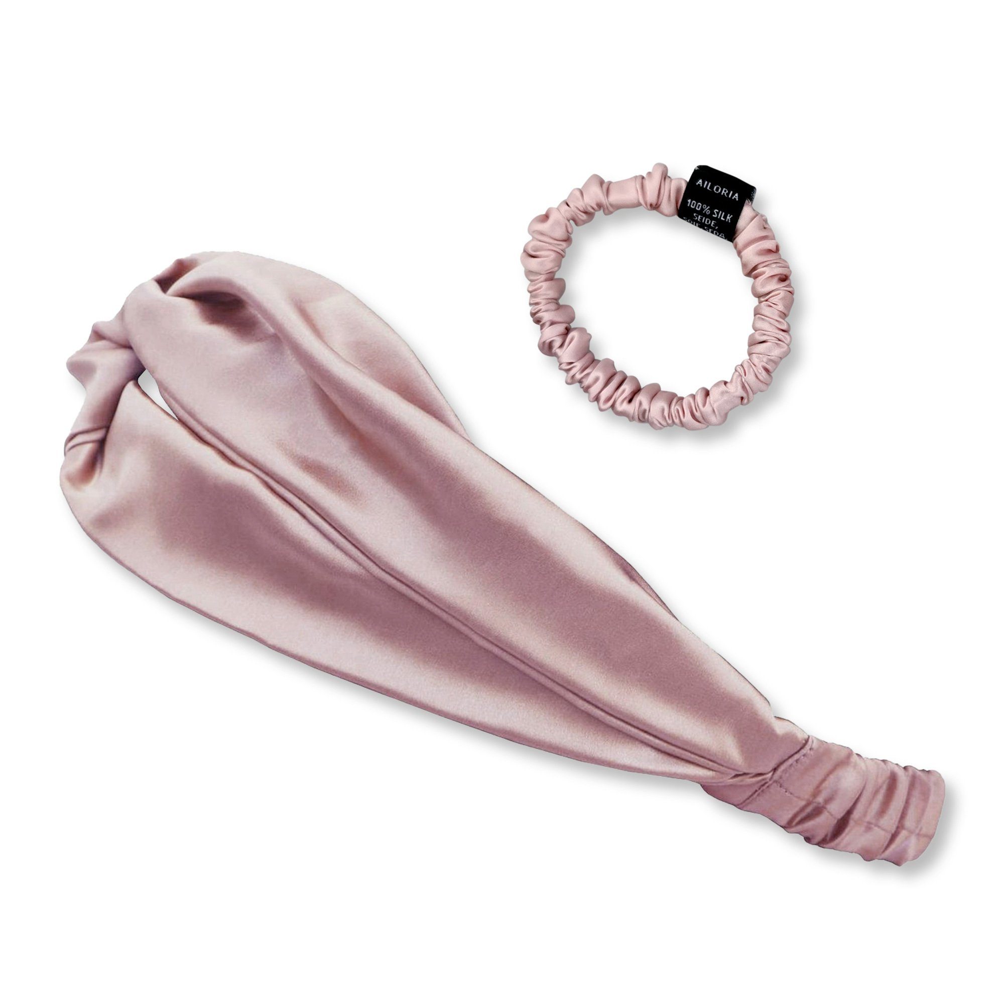 AILORIA Haargummi SOYEUX & DOUX Set Headband und Scrunchie S aus, luxuriös