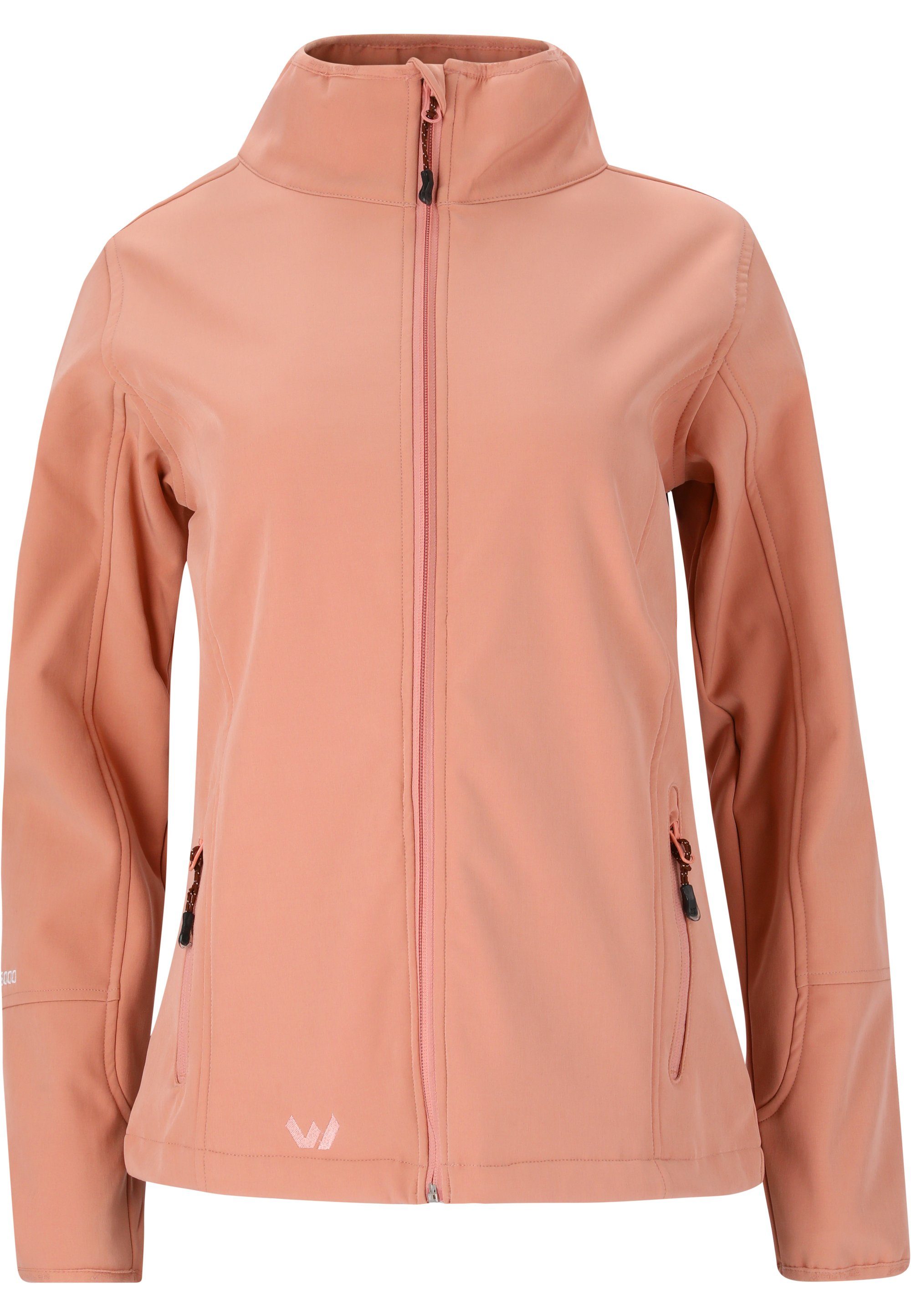 WHISTLER rosa Funktionsmaterial Covina und mit wasser- winddichtem Softshelljacke