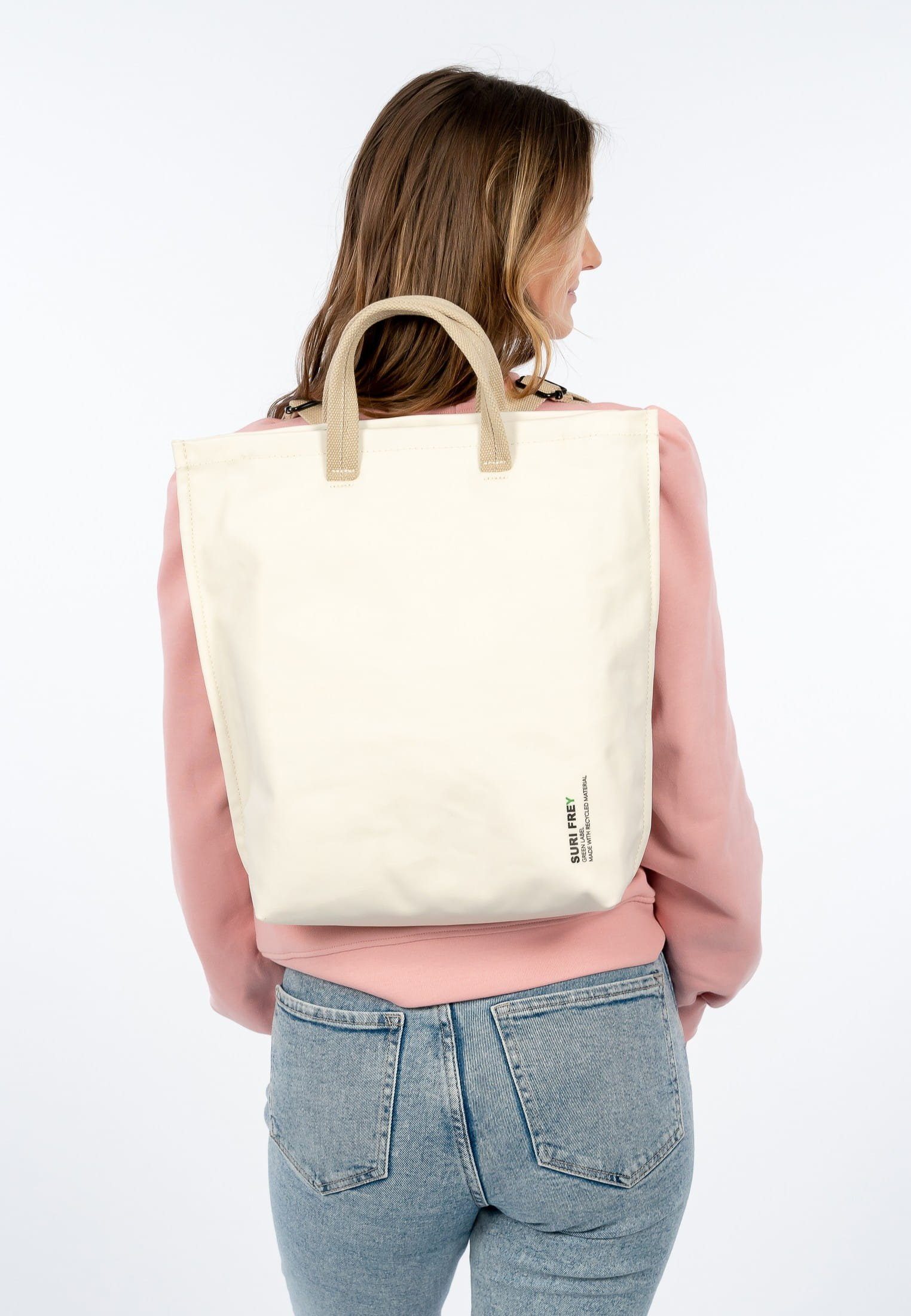 Für SURI ecru 320 Nelly, Damen Green SURI Cityrucksack FREY Label