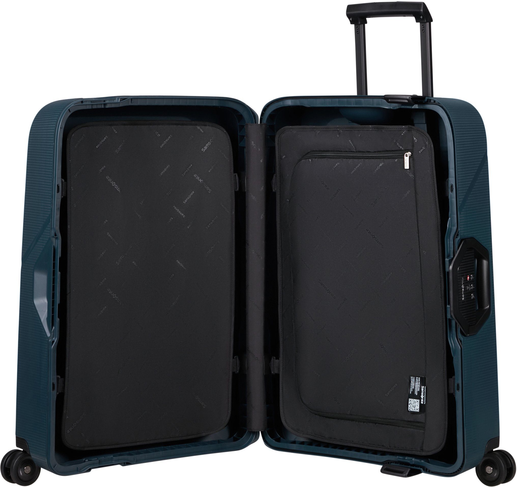 Samsonite Hartschalen-Trolley MAGNUM, verschiedene Größen und Farben, 4 Rollen, mit arretierbarem und versenkbarem Druckknopf-Trolleysystem