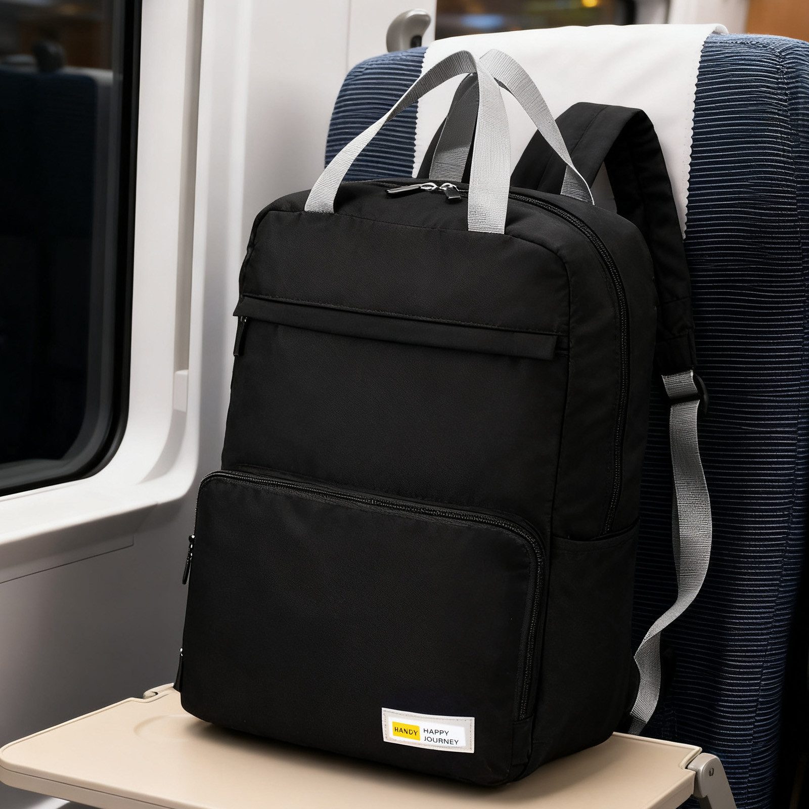 REDOM Reiserucksack Tagesrucksack Handgepäck Rucksack Freizeitrucksack Sportrucksack (mit mehreren Taschen kompakt zusammenfaltbar, 1-tlg., 29×18×39 cm, wasserdichtem Nylon, Schultergurten, faltbare), für Herren Damen Uni Arbeit Reisen Business Pendeln Flugreisen