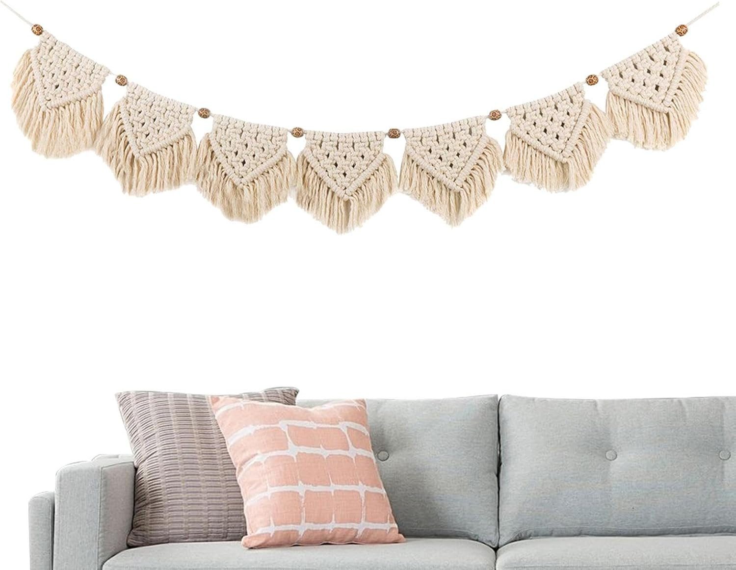 Coonoor Wanddekoobjekt Boho Deko - Makramee Wandbehang, Wandteppich Chic Ta günstig online kaufen