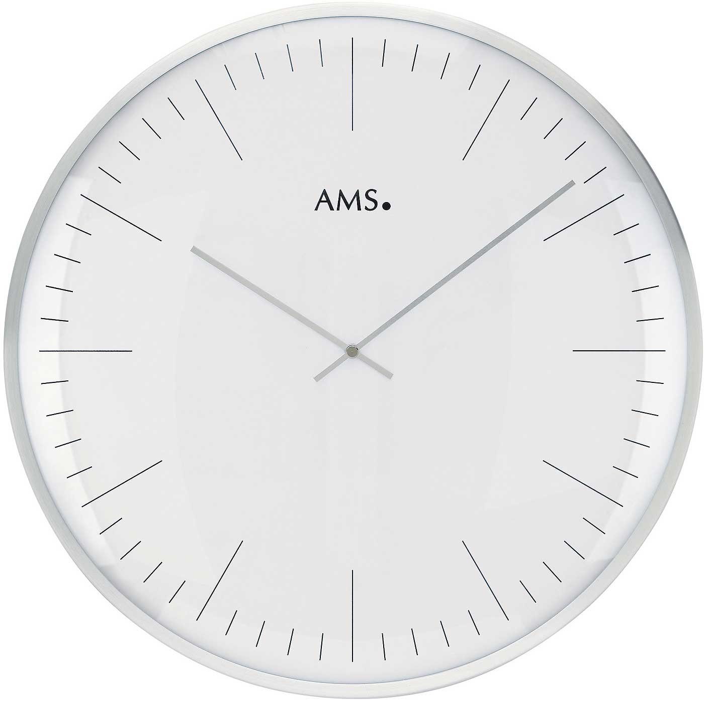 AMS Wanduhr Wanduhr modern Gehäusedurchmesser 40 günstig online kaufen