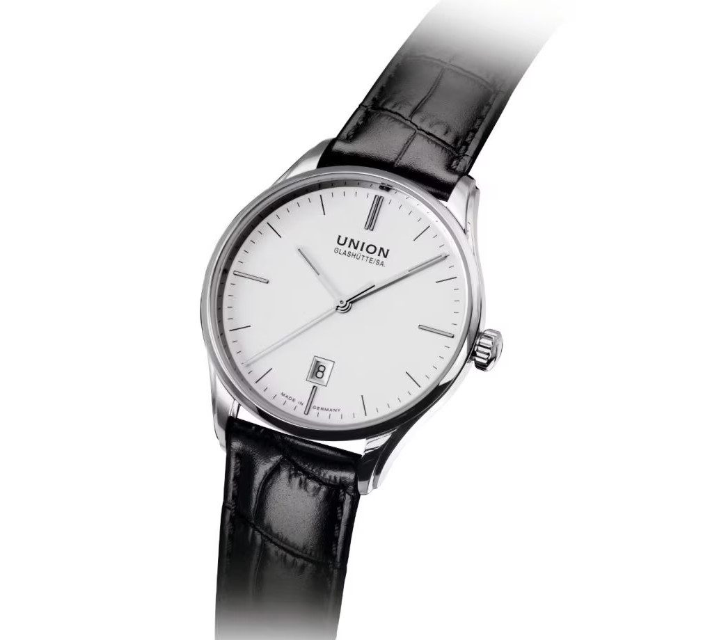 UNION GLASHÜTTE Automatikuhr Glashütte UNION Herrenuhr Viro Automatik Datum