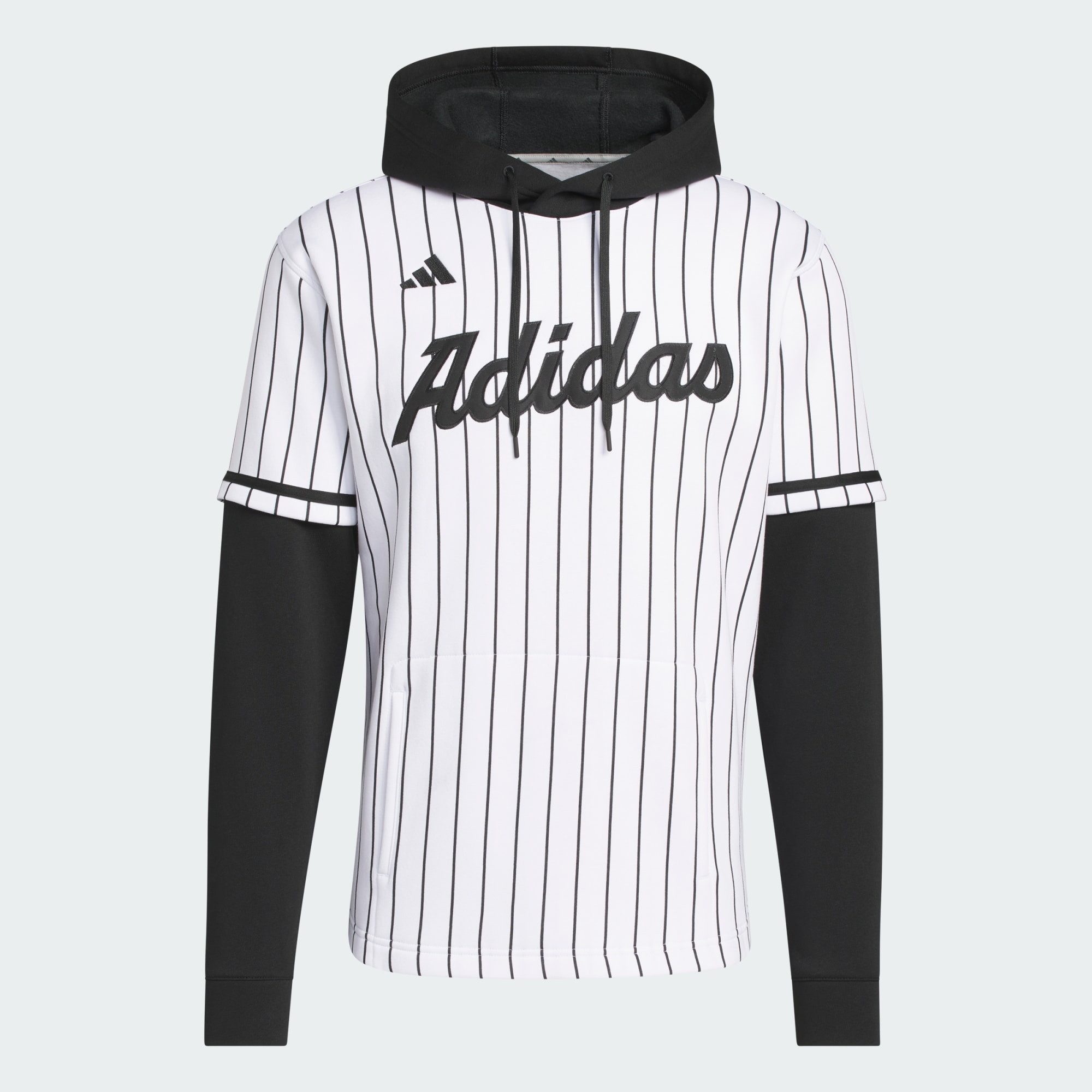 adidas Performance Kapuzenpullover ADIDAS DUGOUT PINSTRIPE KAPUZENTRIKOT (1-tlg)