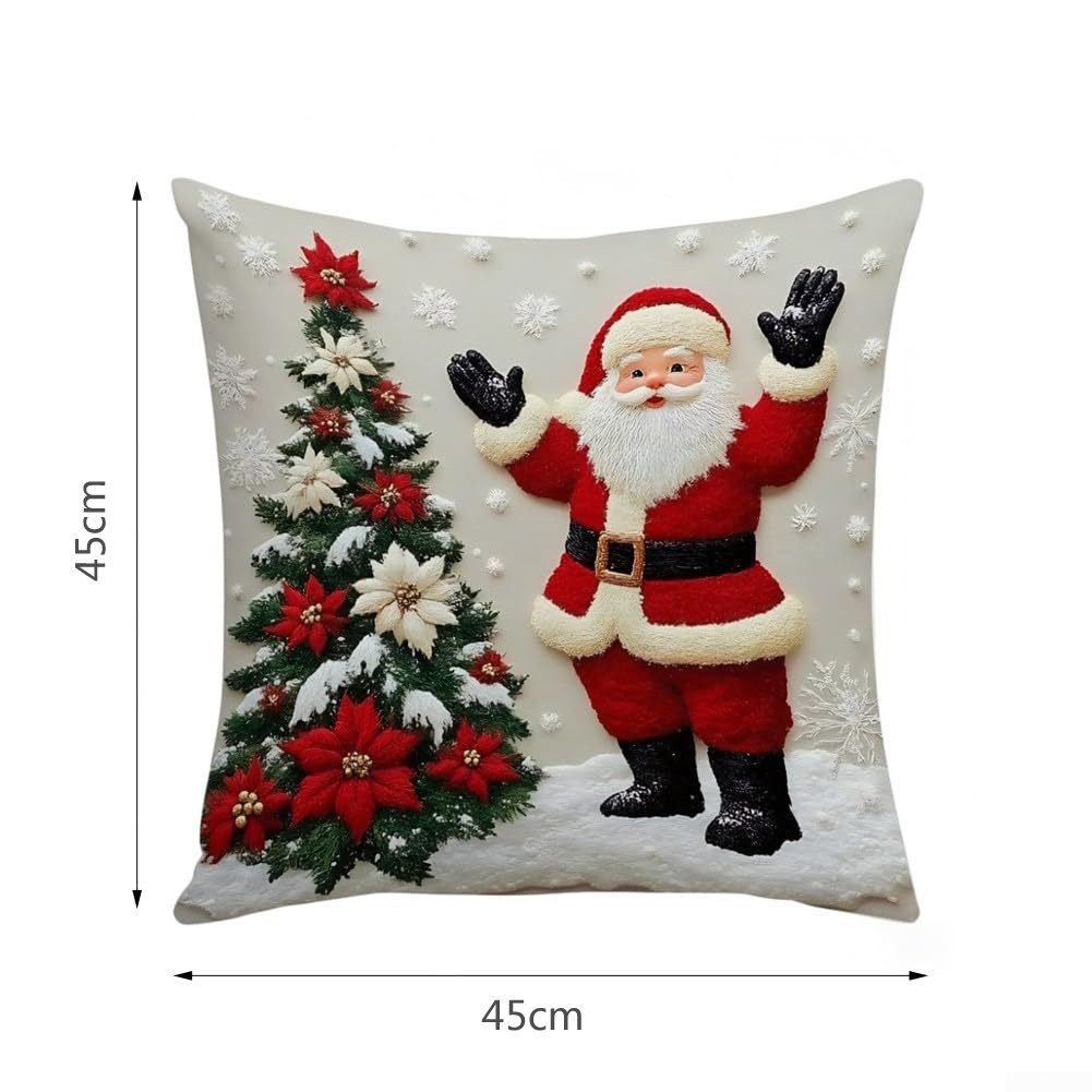 Coonoor Kissenbezüge Weihnachten Kissenbezug 45x45cm 4er günstig online kaufen