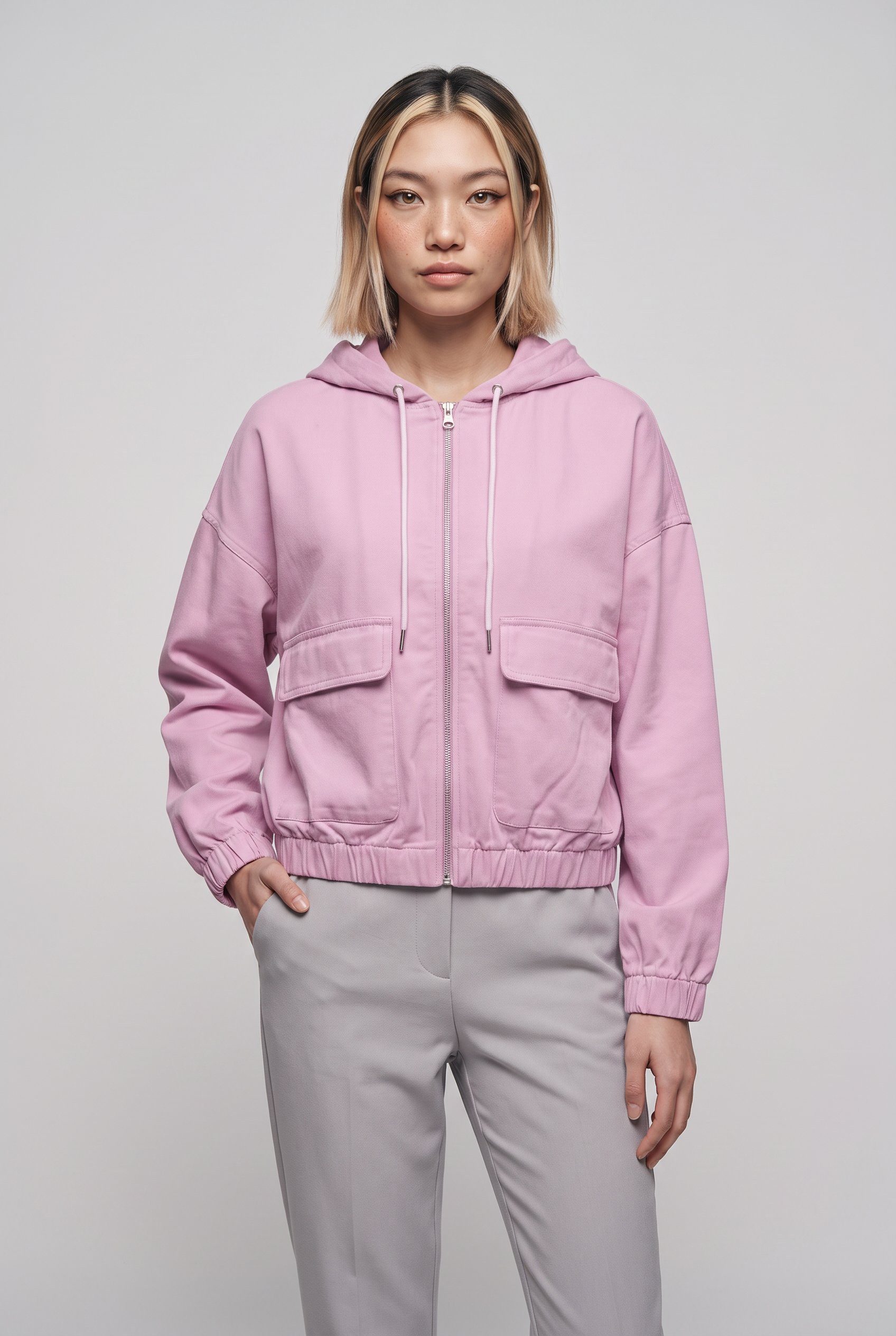 ONLY Parka ONLKENZIE-SOFT LIFE L/S JACKET CC PNT elastische Bündchen