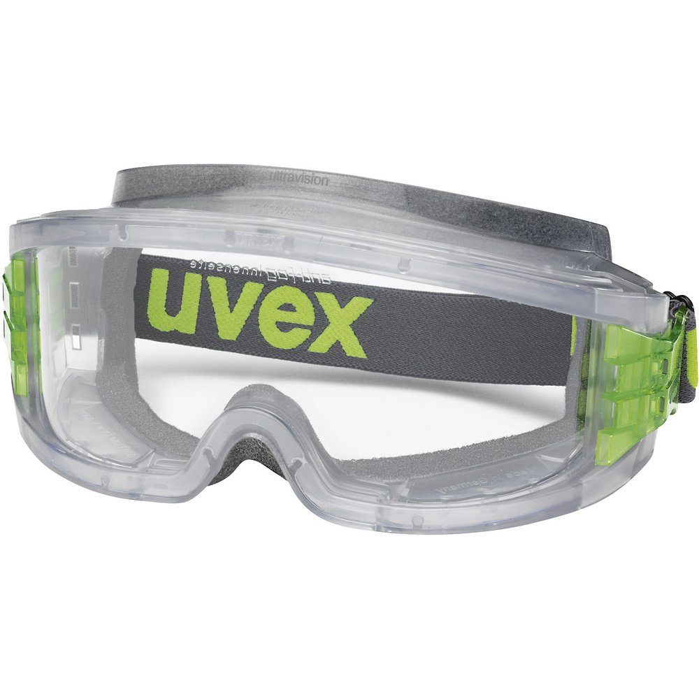 Arbeitsschutzbrille uvex ultravision 9301716 Vollsichtbrille Schwarz, Grün