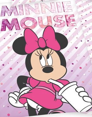 Kinderbettwäsche Disney´s Minnie Mouse - Bettwäsche-Set, 135x200 & Handtuch, 70x140, Disney Minnie Mouse, Baumwolle, 100% Baumwolle