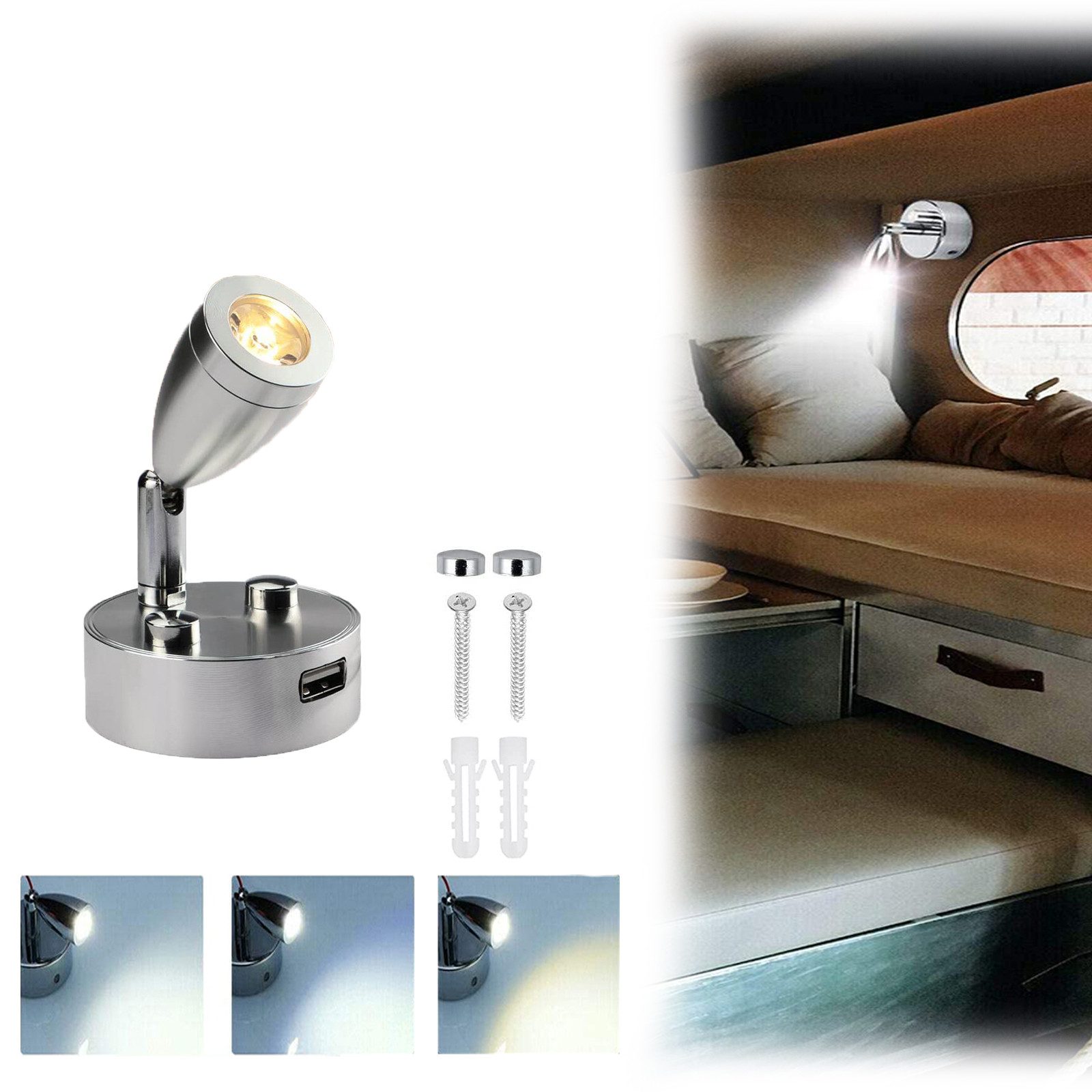 MUPOO LED Wandstrahler 12-24V LED Spot günstig online kaufen