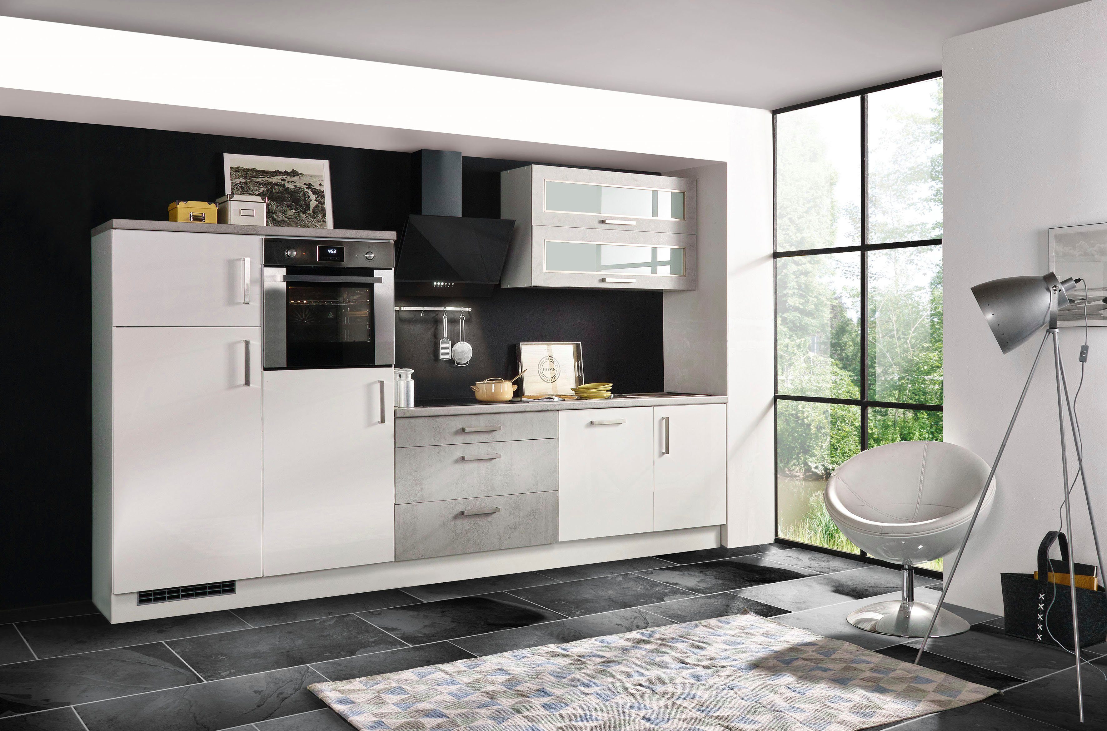RESPEKTA Küchenzeile »Lier«, mit E-Geräten, Breite 320 cm-HomeTrends