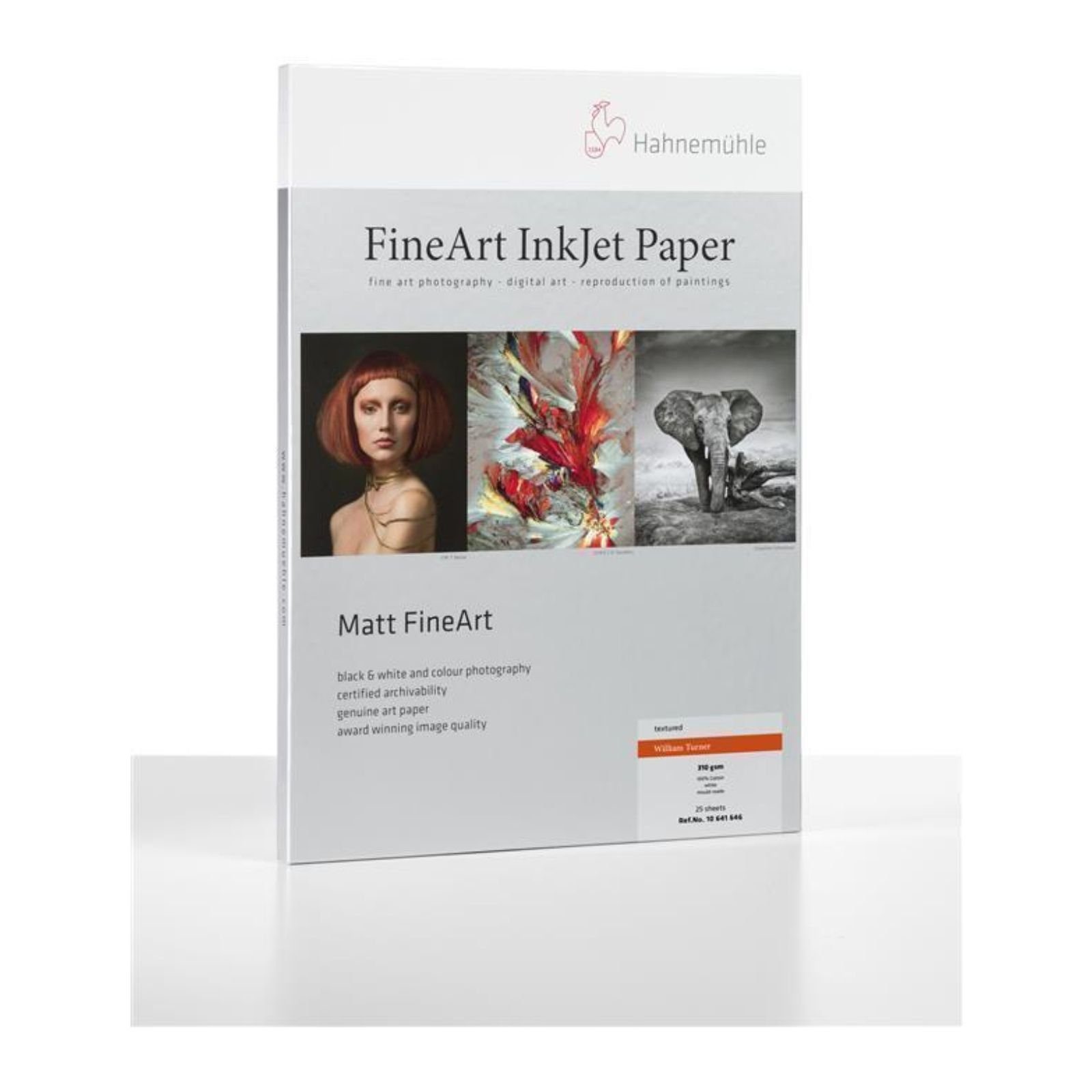 - g/m² 25 FineArt A4 Fotopapier 310 - Inkjet-Papier Blatt Hahnemühle William Turner - DIN