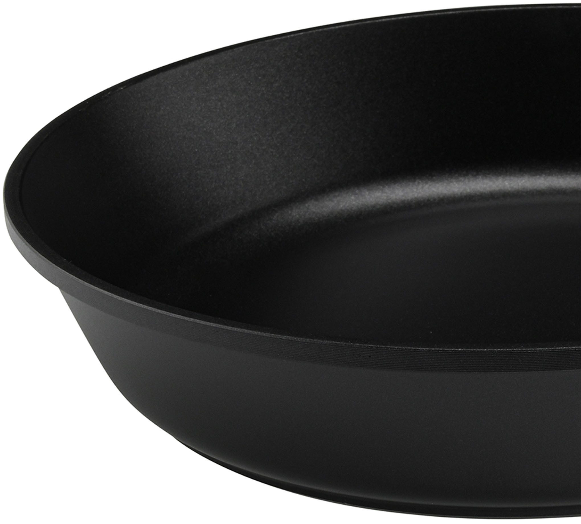 Elo Pfannen-Set Alucast, Aluminiumguss (Set, 3-tlg., je 1 Pfanne Ø 20/24/28 cm, H: 4,5/5/6 cm), Induktion