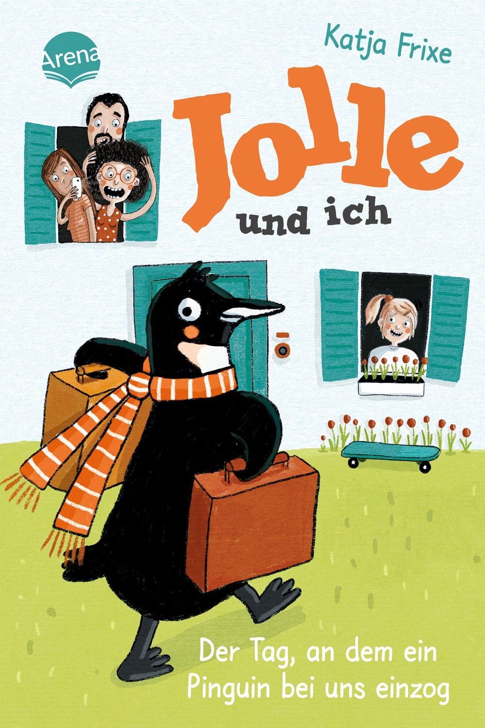 Kinderbuch Jolle und ich (1). Der Tag, an dem ein Pinguin bei uns einzog Ein frec Katja Frixe