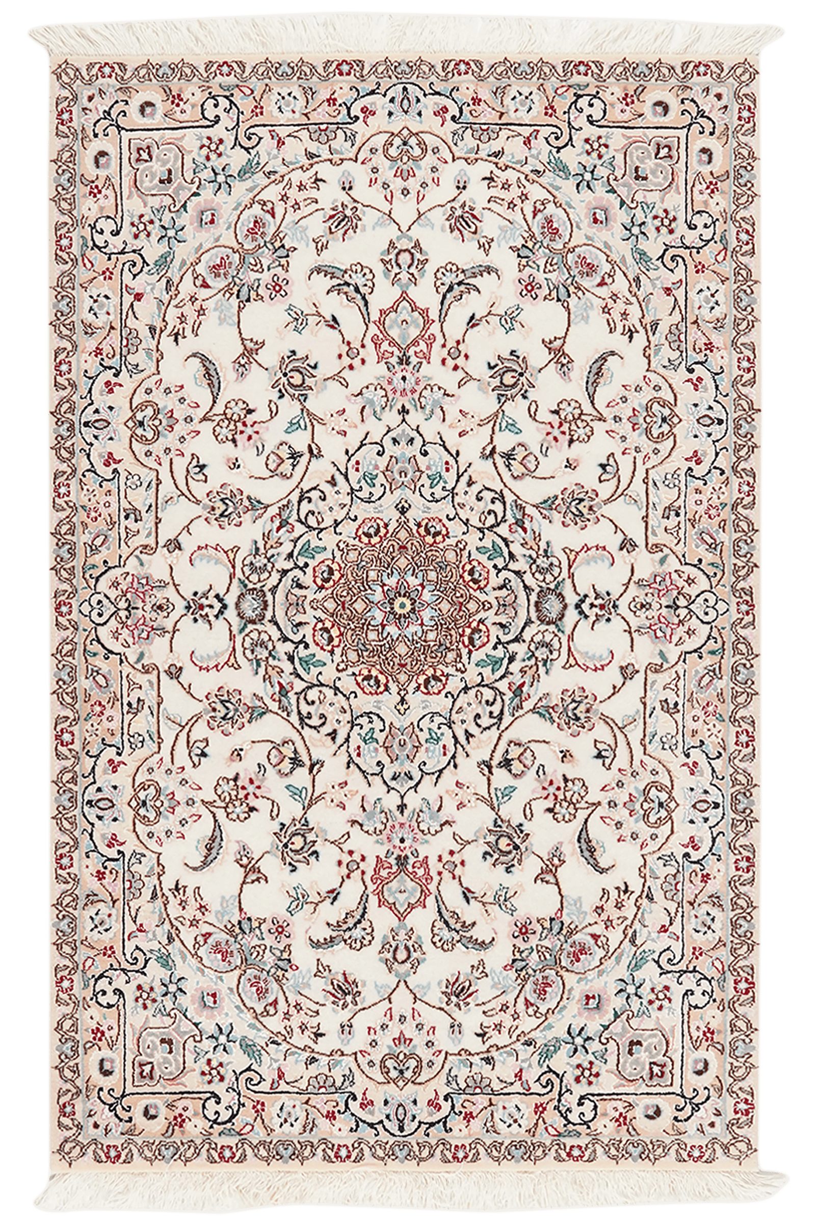 Looma Orientteppich Nain 6La 122x80cm, rechteckig, Höhe: 6 mm, Nain 6La, Schurwolle, Unikat