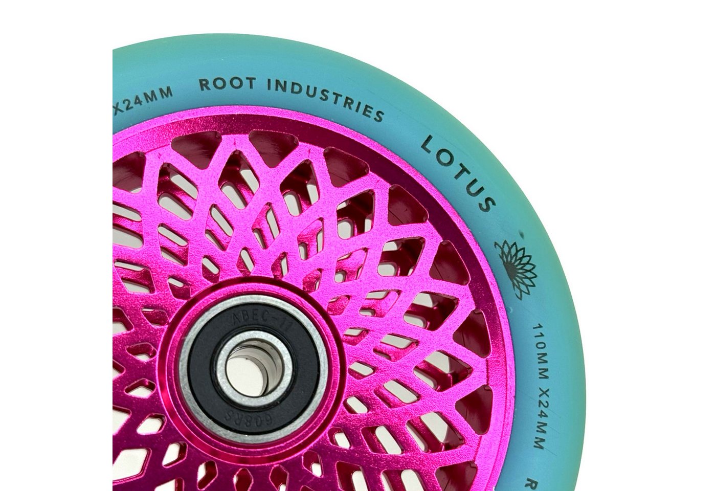 Thumbnail - Root Industries Stuntscooter Root Industries Lotus Stunt-Scooter Rolle 110mm Pink/PU Isotope