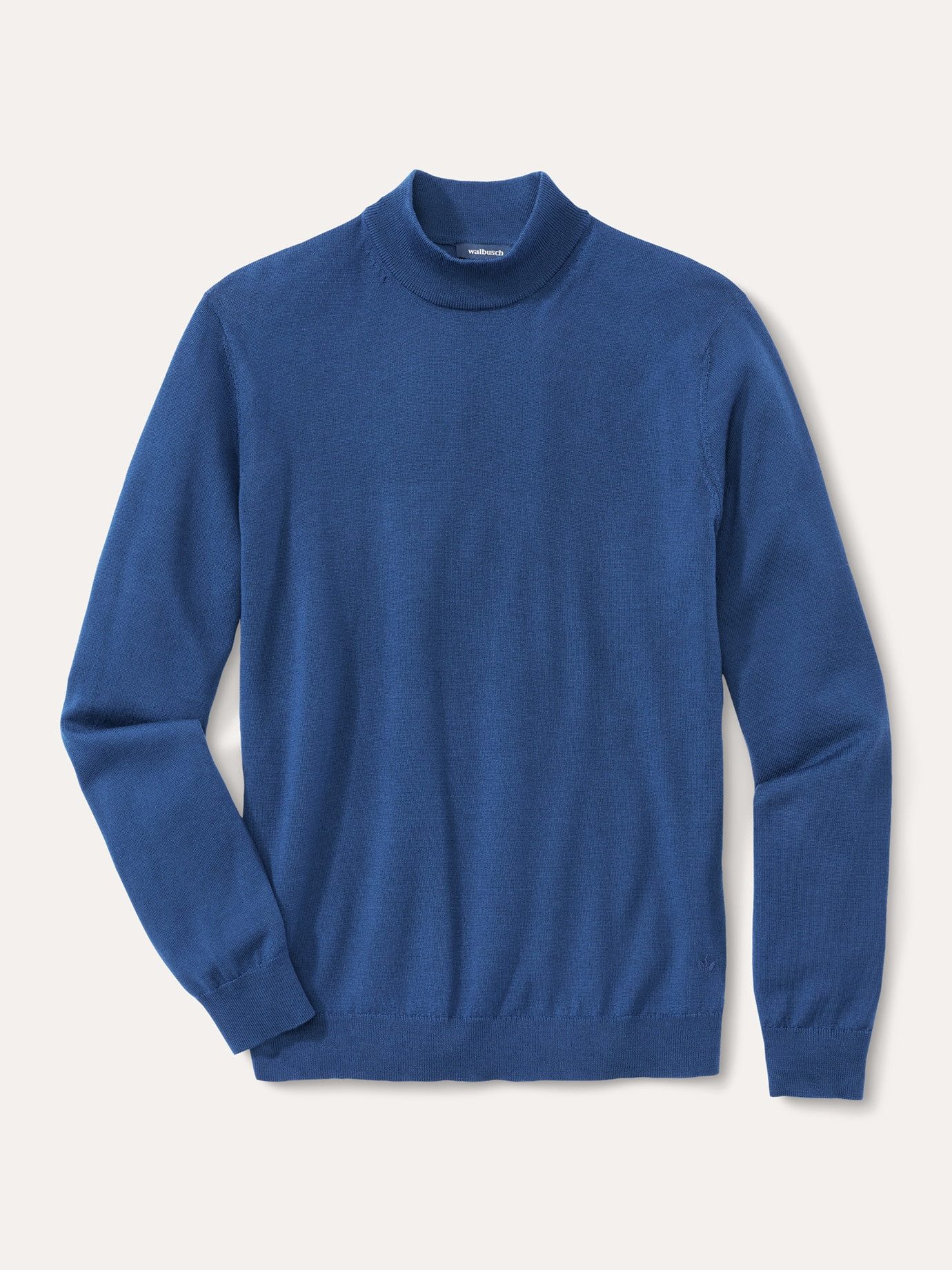Walbusch Rollkragenpullover Herren Stehbund-Pullover Merino Extrafein Rollkragenpullover Extrafeine Merinowolle, 19,5 Mikron, pflegeleicht & waschmaschinenfest