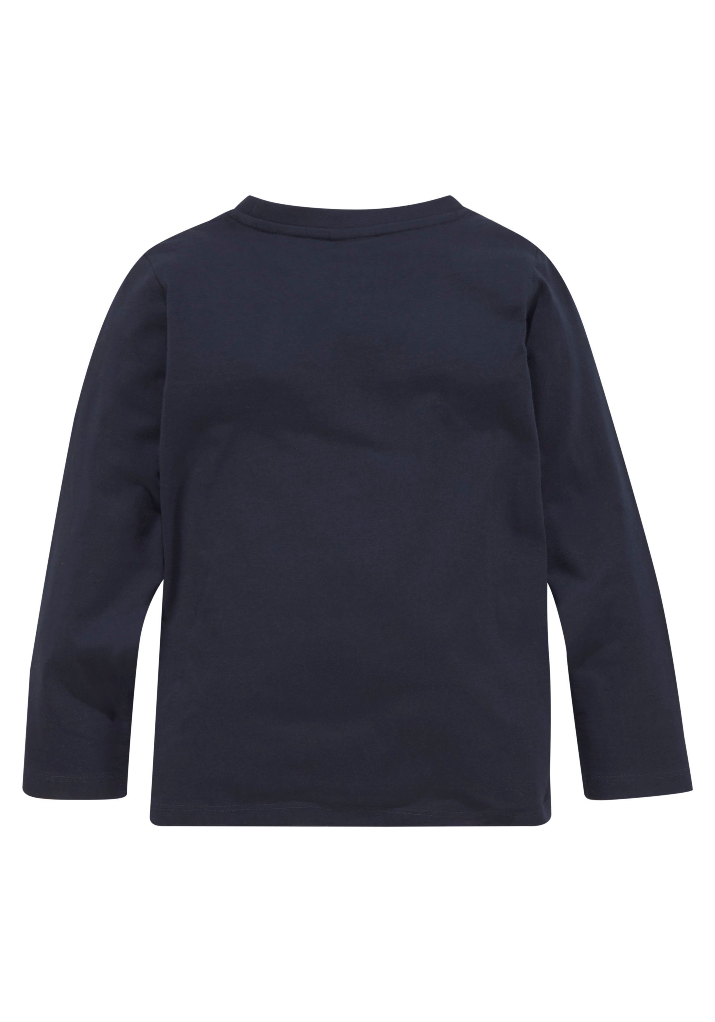 KIDSWORLD Langarmshirt FLYING DINO Langarm, Basic-Passform, bedruckt, Rundhalsausschnitt