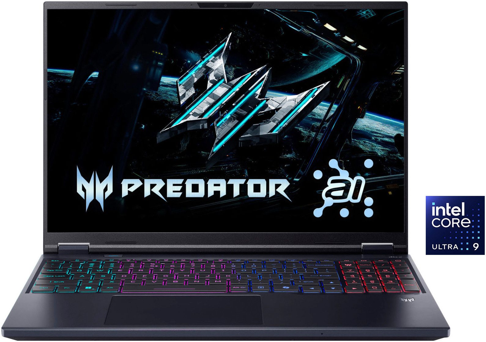 Acer PHN16-73-98Y6 Gaming-Notebook (40,64 cm/16 Zoll, Intel Core Ultra 9 275HX, GeForce RTX 5060, 1000 GB SSD)
