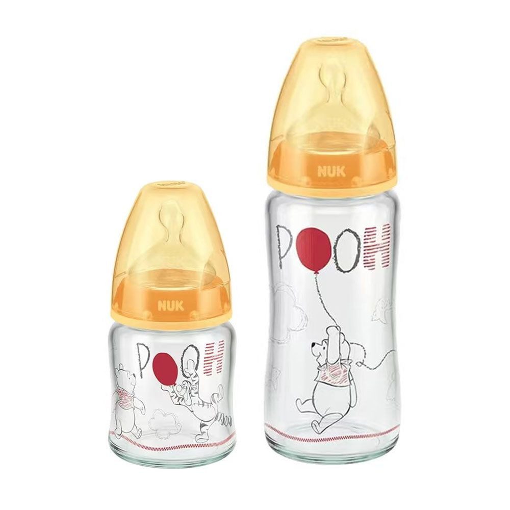 NUK Babyflasche NUK First Choice Babyflasche aus Glas Vorteil set 0+