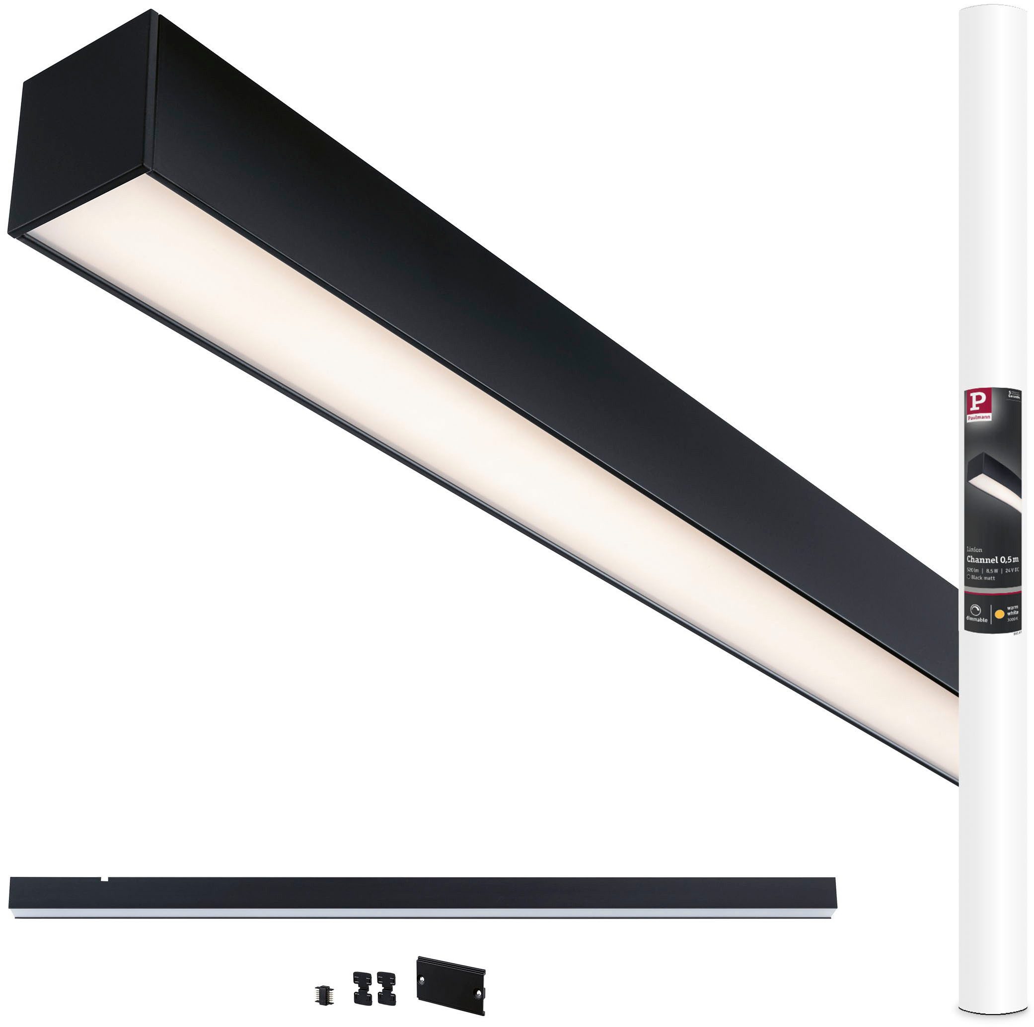 Paulmann Schienensystem-Leuchten Linion Lichtkanal, 0,1 cm, (1-tlg)