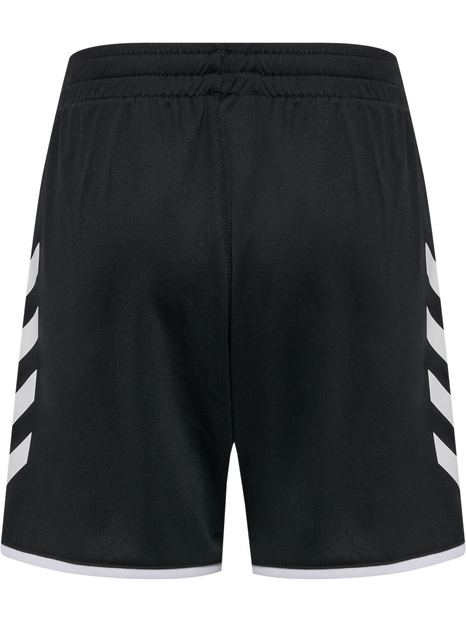 hummel Sporthose hmlCORE 2.0 Shorts (angenehmes Tragegefühl) schwarz/weiss Kinder – Bild 2 von 4