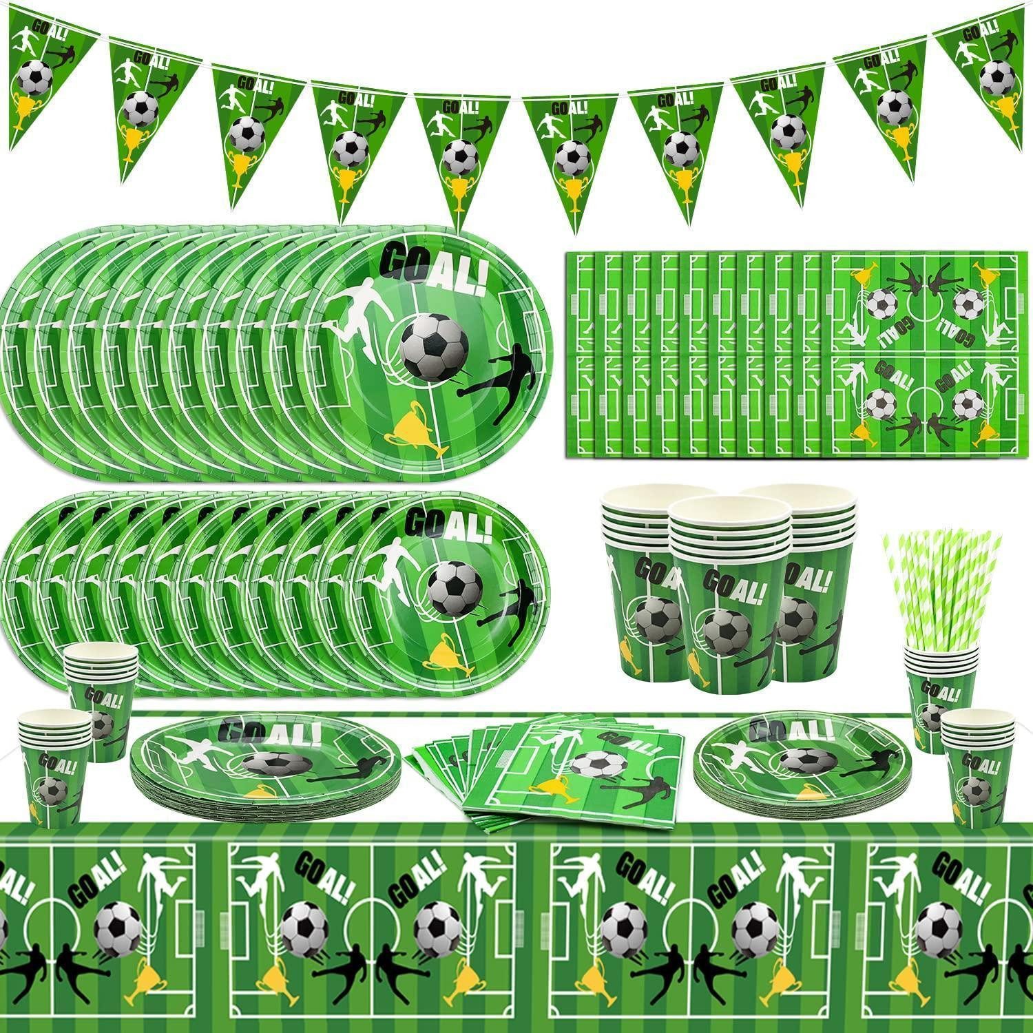 LuxusKollektion Dekofigur Fußball Party Zubehör Set für 20 Personen (1 St)