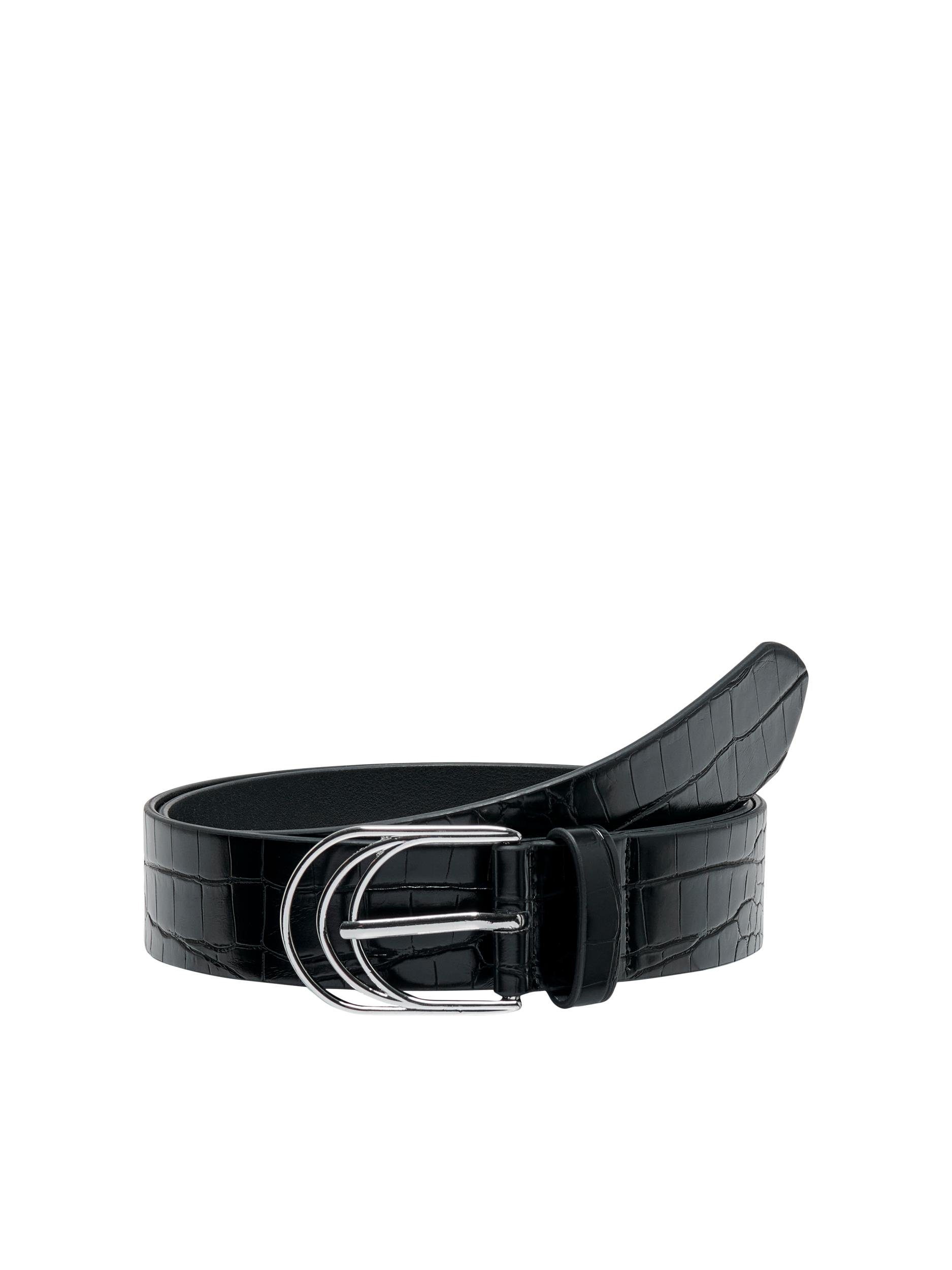 ONLY Synthetikgürtel ONLTHORA CROCO PU JEANS black ACC BELT